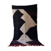 Tapis boucherouite berbère tissé main