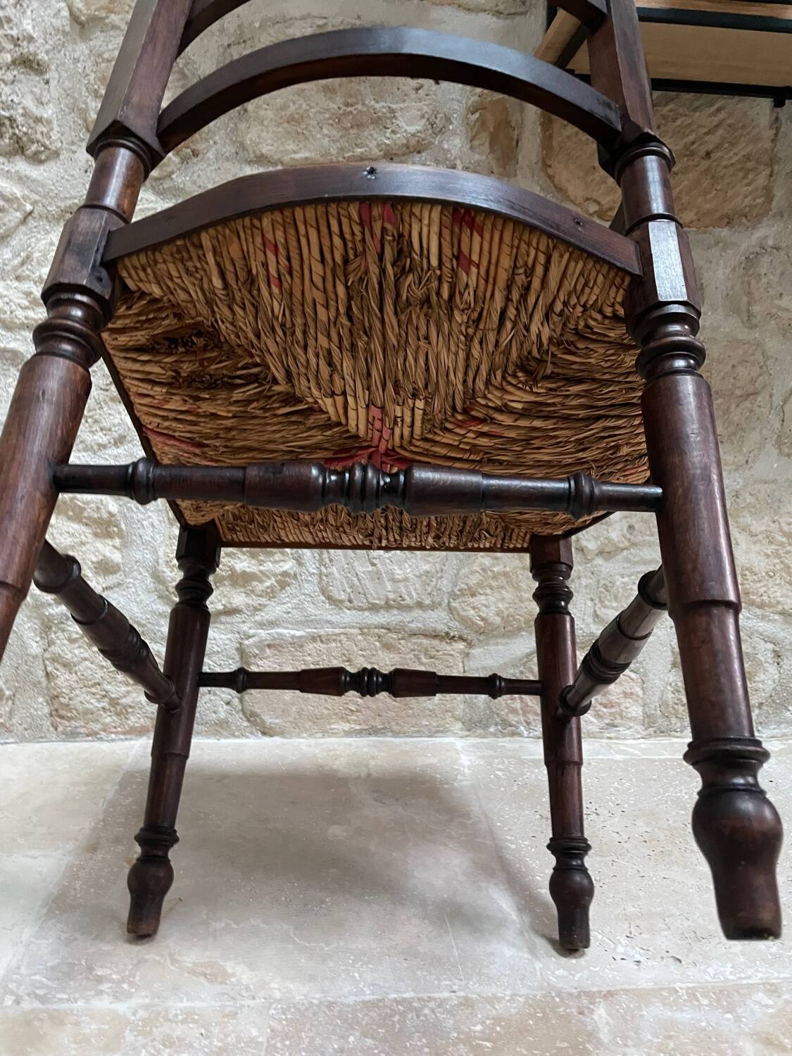 Fireplace armchair