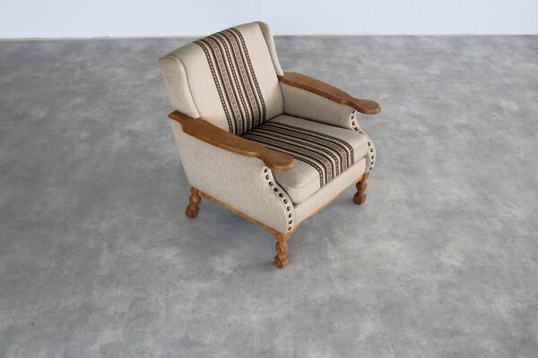 Fauteuil brutaliste   fauteuil   années 1960   danois