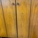 Meuble vintage en bois / meuble bar / vitrine
