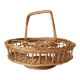 Rattan glass and bottle holder