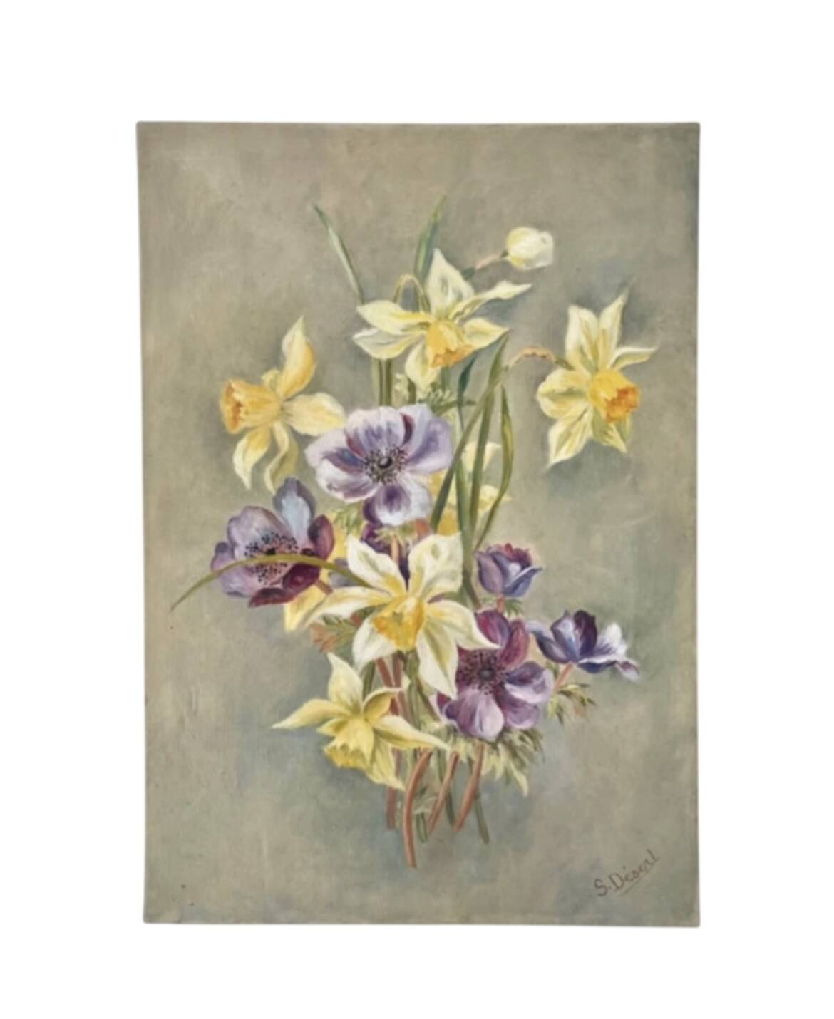 Ancient floral tableau