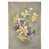 Ancient floral tableau