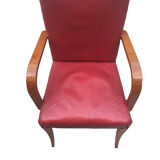 Leatherette armchair from 50s 60s