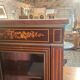 Napoleon III marquetry display cabinet