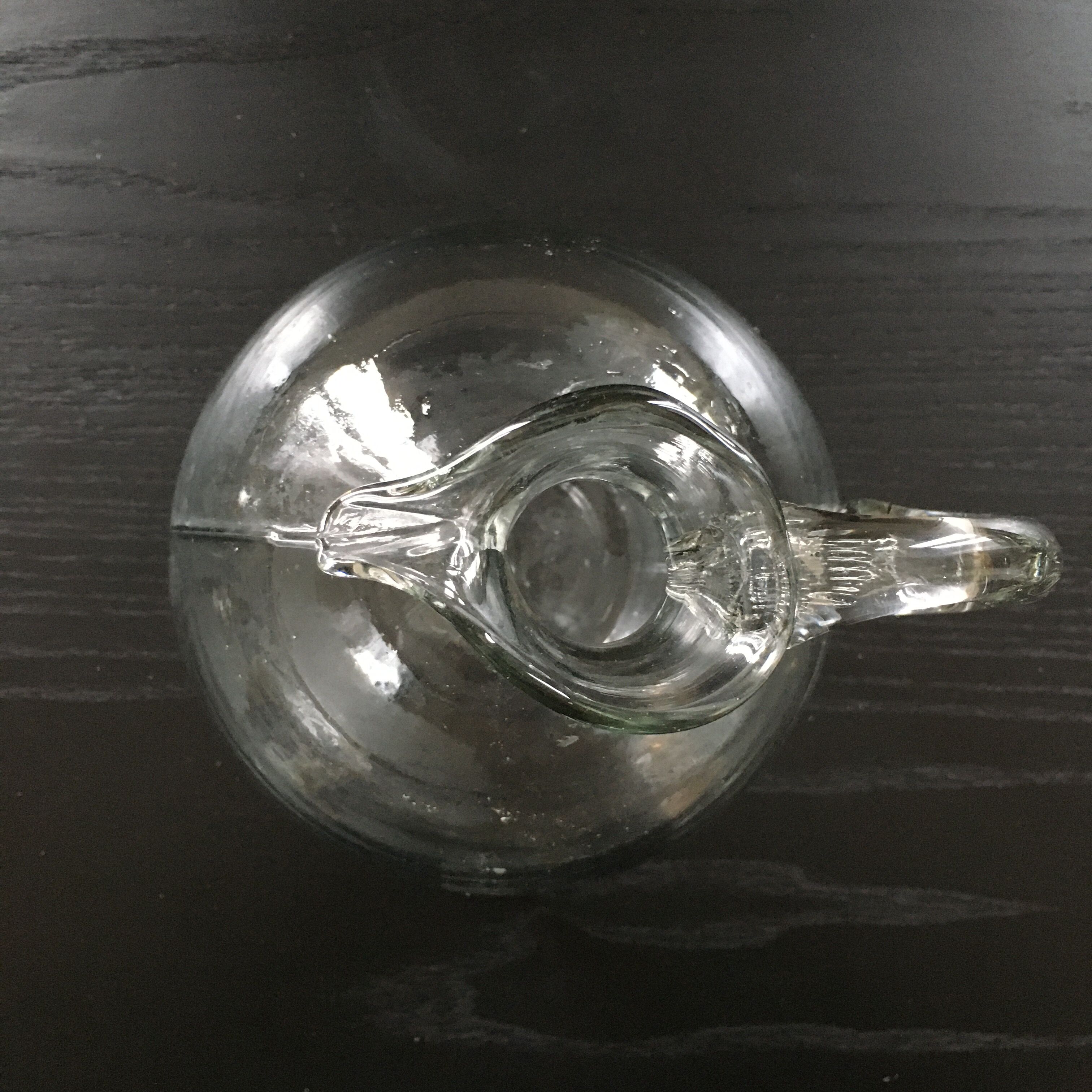 Pichet ancien verre épais
