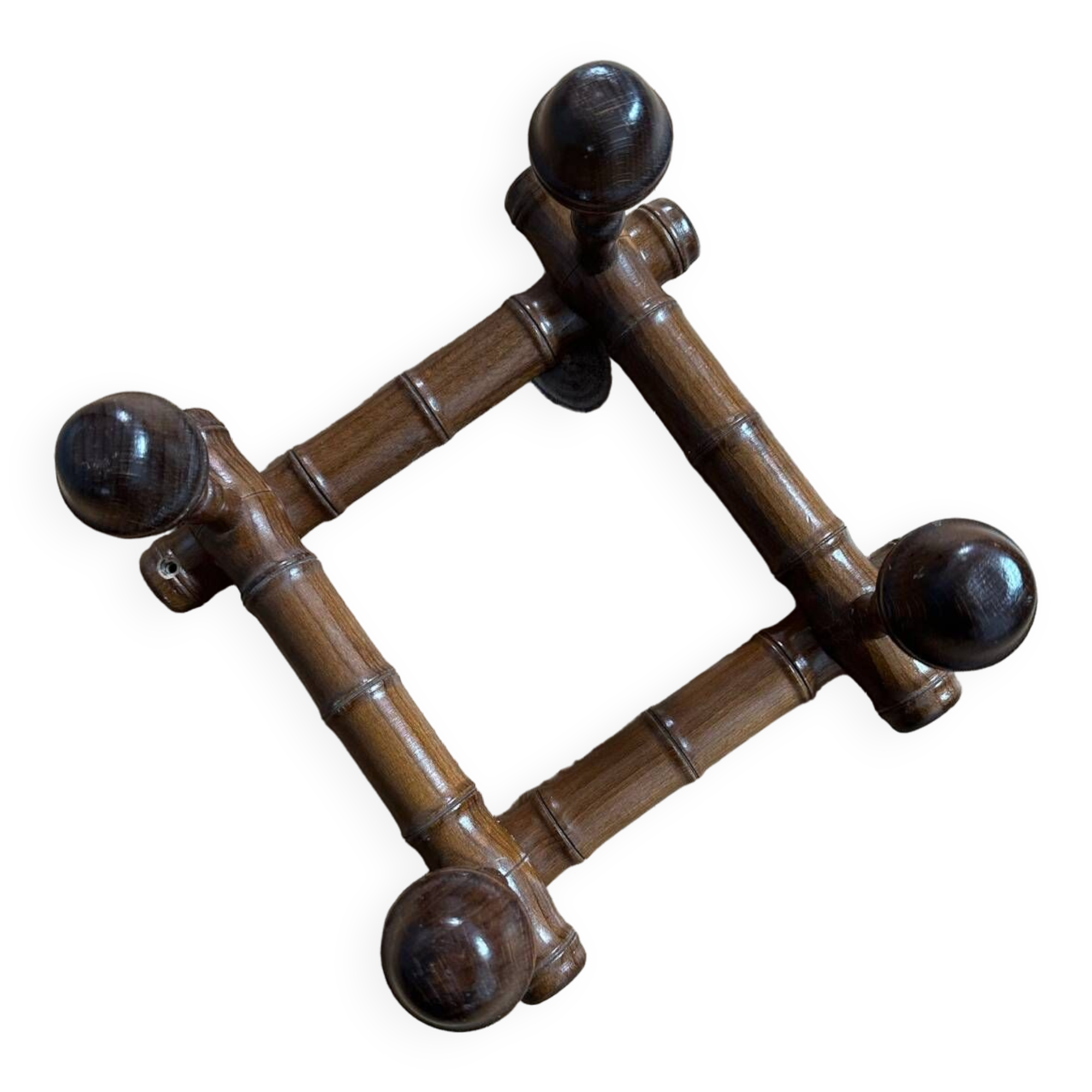 Porte manteau accordéon imitation bambou
