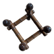 Porte manteau accordéon imitation bambou