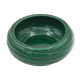 green ceramic flat cup 1950 saint clement signed B Letalle 16 cm