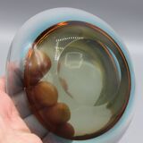 Cendrier vintage sommerso verre de murano flavio poli seguso italie 1970