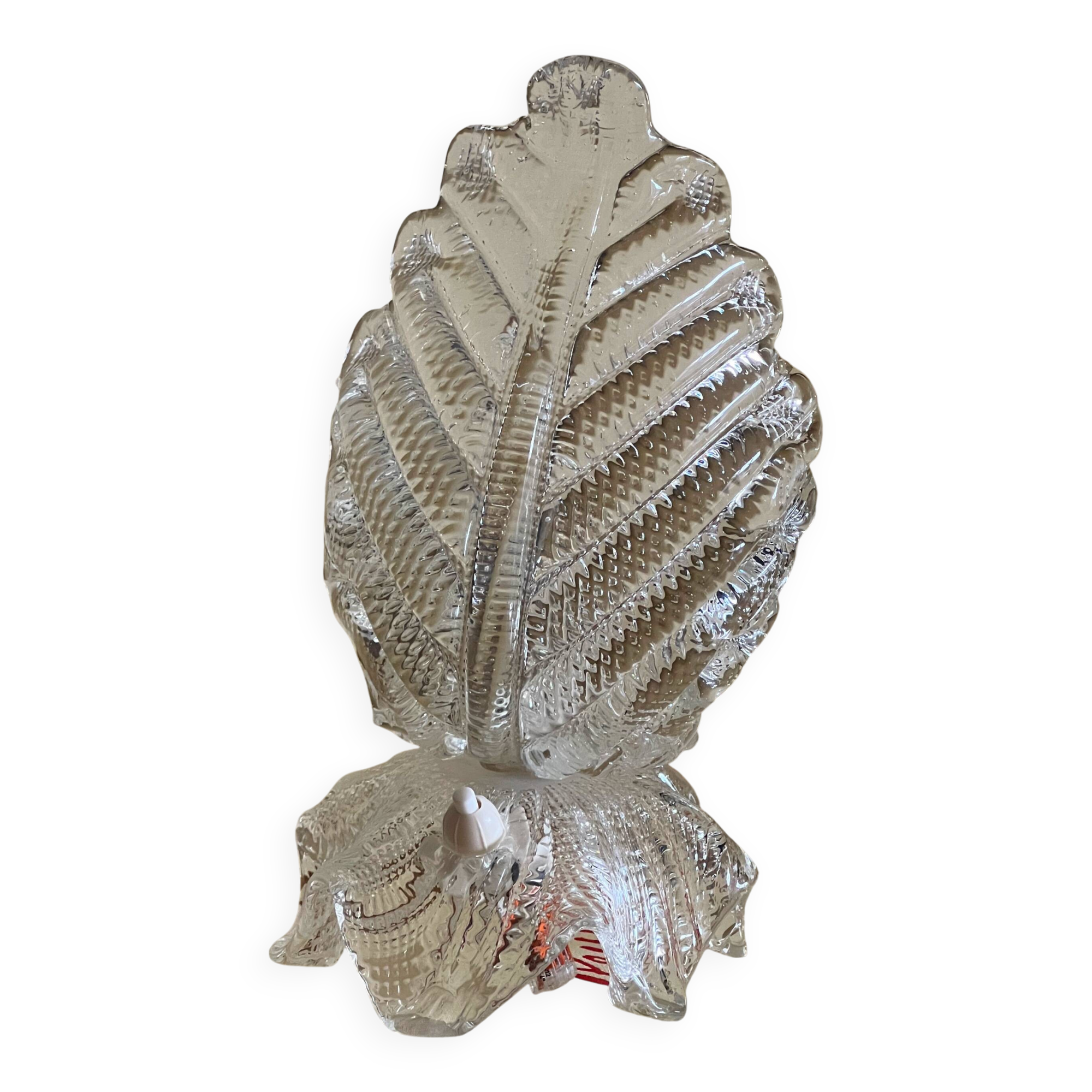 Barovier & Toso Murano Glass Leaf Lamp