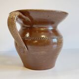 PITCHER in Vintage Enameled STONEWARE