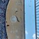 Antique engraved bevelled mirror - Art Deco