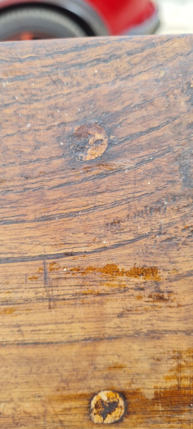 Solid oak stool 1940