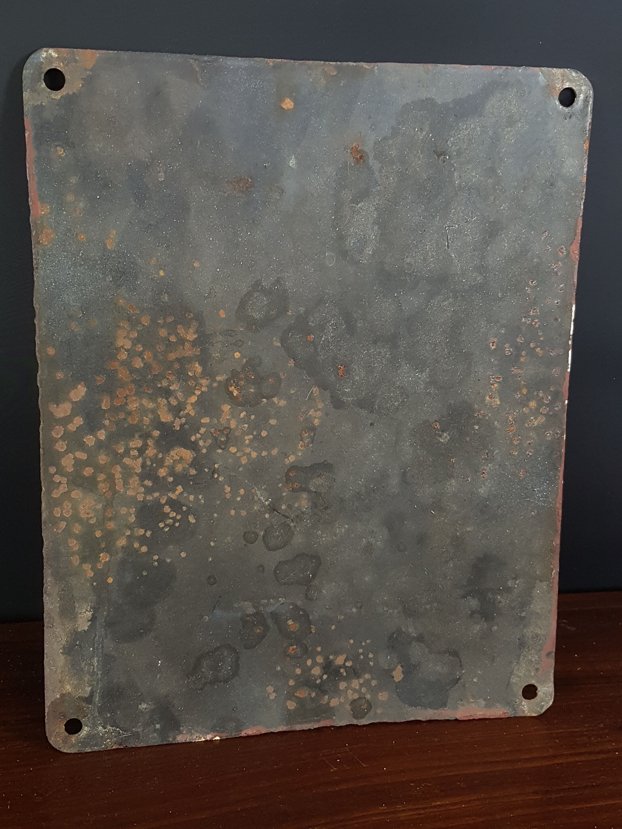 Plaque émaillée " Machine à traire Lorraine"  vintage 50