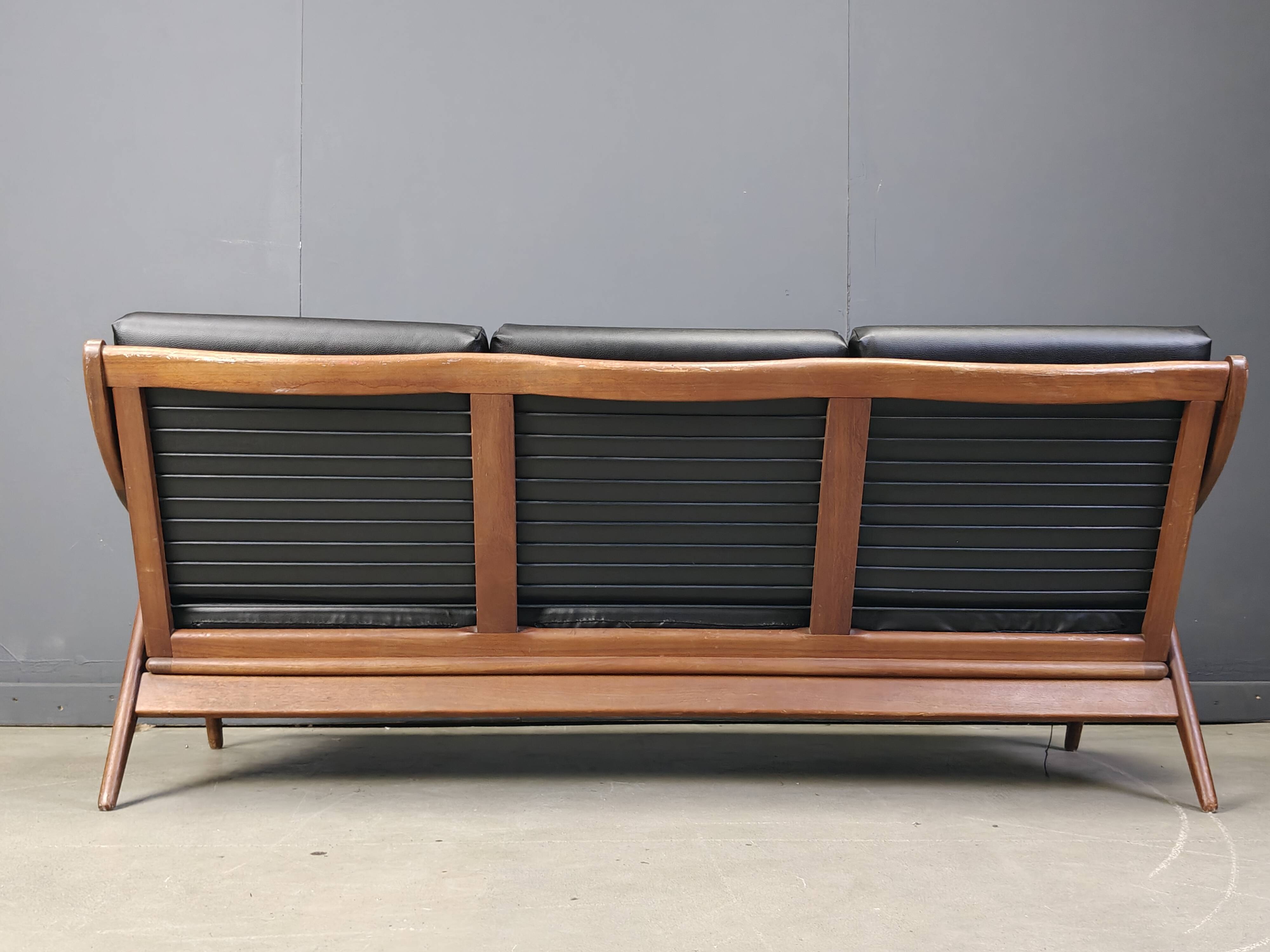 Vintage three seater 'de knoop' sofa by de ster Gelderland, 1960s