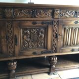 Vintage Henri II sideboard purchased in Drouot in 2000