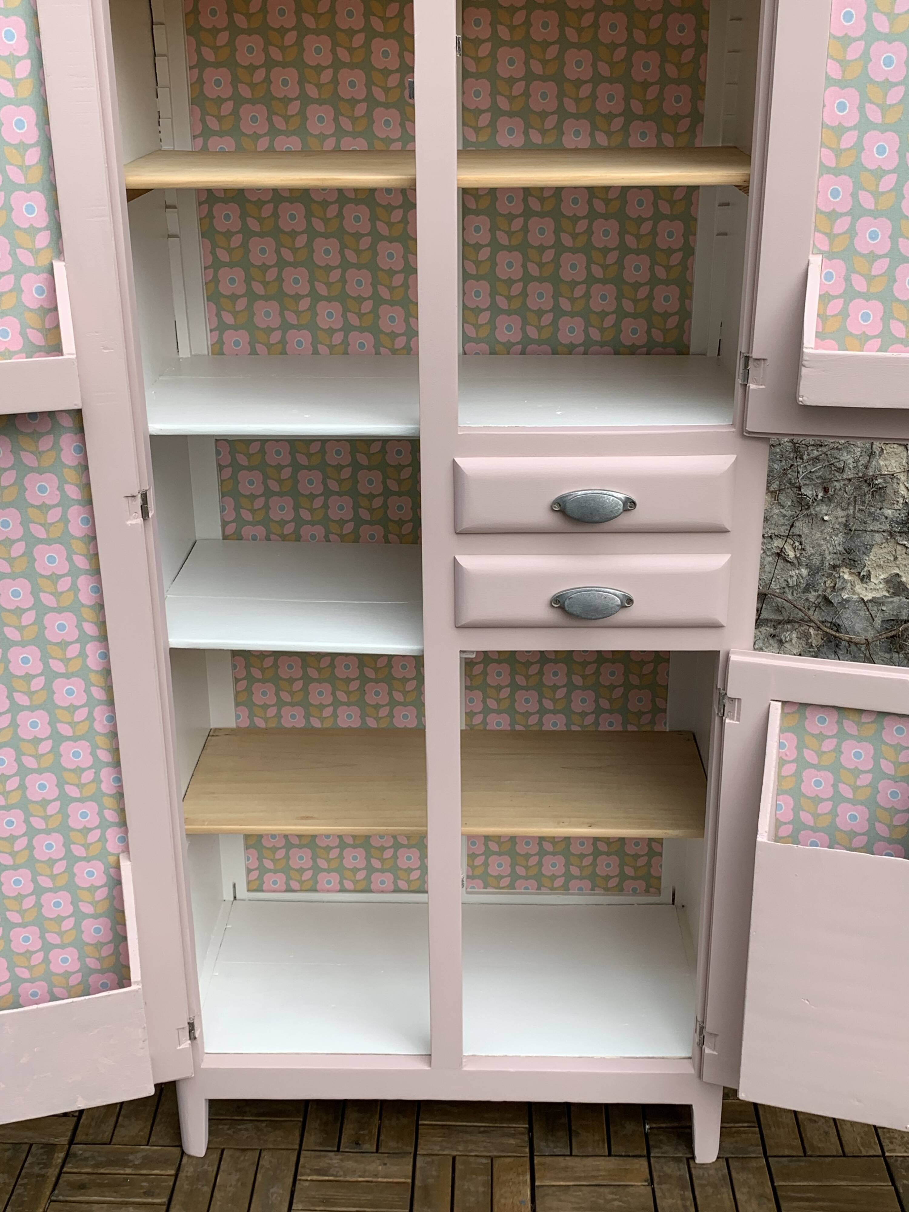 Mado powder pink buffet cabinet 1950