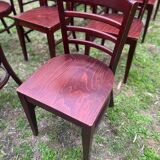 Chaises bistrot en bois