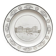 Antique fine earthenware plate "Palais Bourbon" Creil, early 19th century