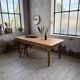 Table de ferme en merisier