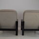 Pair of mid-century armchairs Leda Lux 1980's