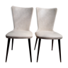 Pair of chairs vintage corset shape