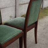 6 chairs  Gaston fish art deco 1930/1940