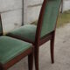 6 chaises aca​jou Gaston Poisson art déco 1930/1940