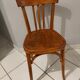 suite de 4 chaises de bistrot Fischel vintage années 1940