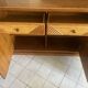 Buffet, vintage wicker commode in Riviera style, 1970s.