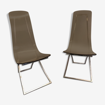 CH4 chairs by Edmond Vernassa