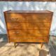 vintage commode, tapered legs