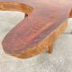 1960s coffee table in redwood