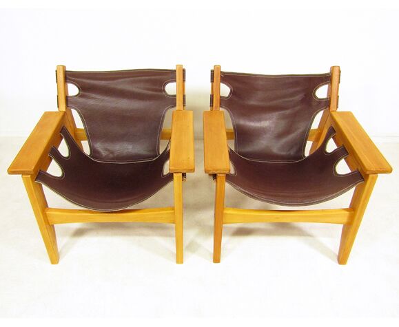 Pair of 1970s "Kilin" Chairs By Sergio Rodrigues | Selency