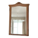 Large antique carved wooden mirror – Louis XV style – 140 x 90 cm