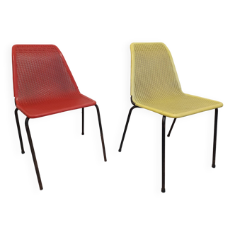 Paire de chaises,  70'S