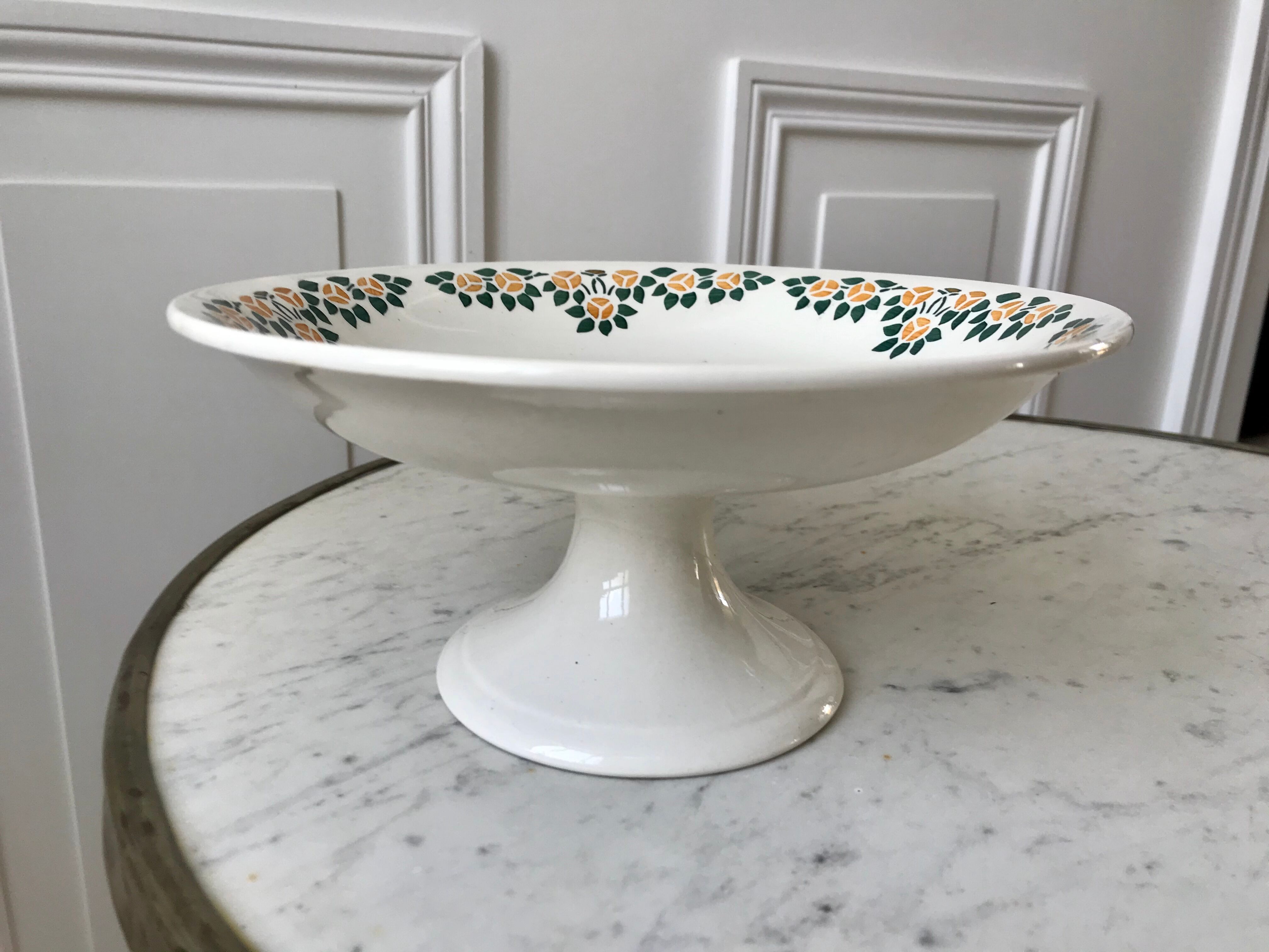 High earthenware stew New Givors model "Rita" 30s