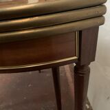 Console with Napoleon III style system in mahogany XIX century