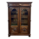 Louis XIII bookcase in walnut from the late 19th century - removable