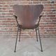 Butterfly chair n° 3207 in teak. Arne Jacobsen for Fritz Hansen, Denmark 1950