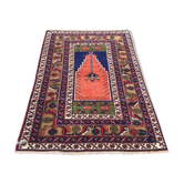 Tapis de prière turc teinture végétale 175x115cm