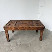 Savoyard folk art coffee table