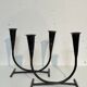 Pair of candlesticks, Folk art, 1950