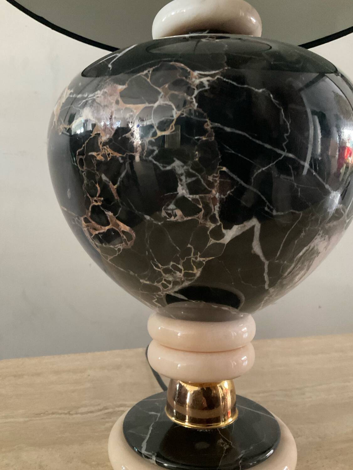 1970s marble lamp
