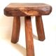 Brutalist tripod stool from the 1960s.