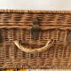 Old rattan trunk