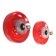 Pair of Space Age 'Spring' wall lamps by ELEKTROFÉM, Hungary, 1970s.