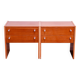 Pair of vintage nightstands, chest of drawers, UP Závody, 1980s