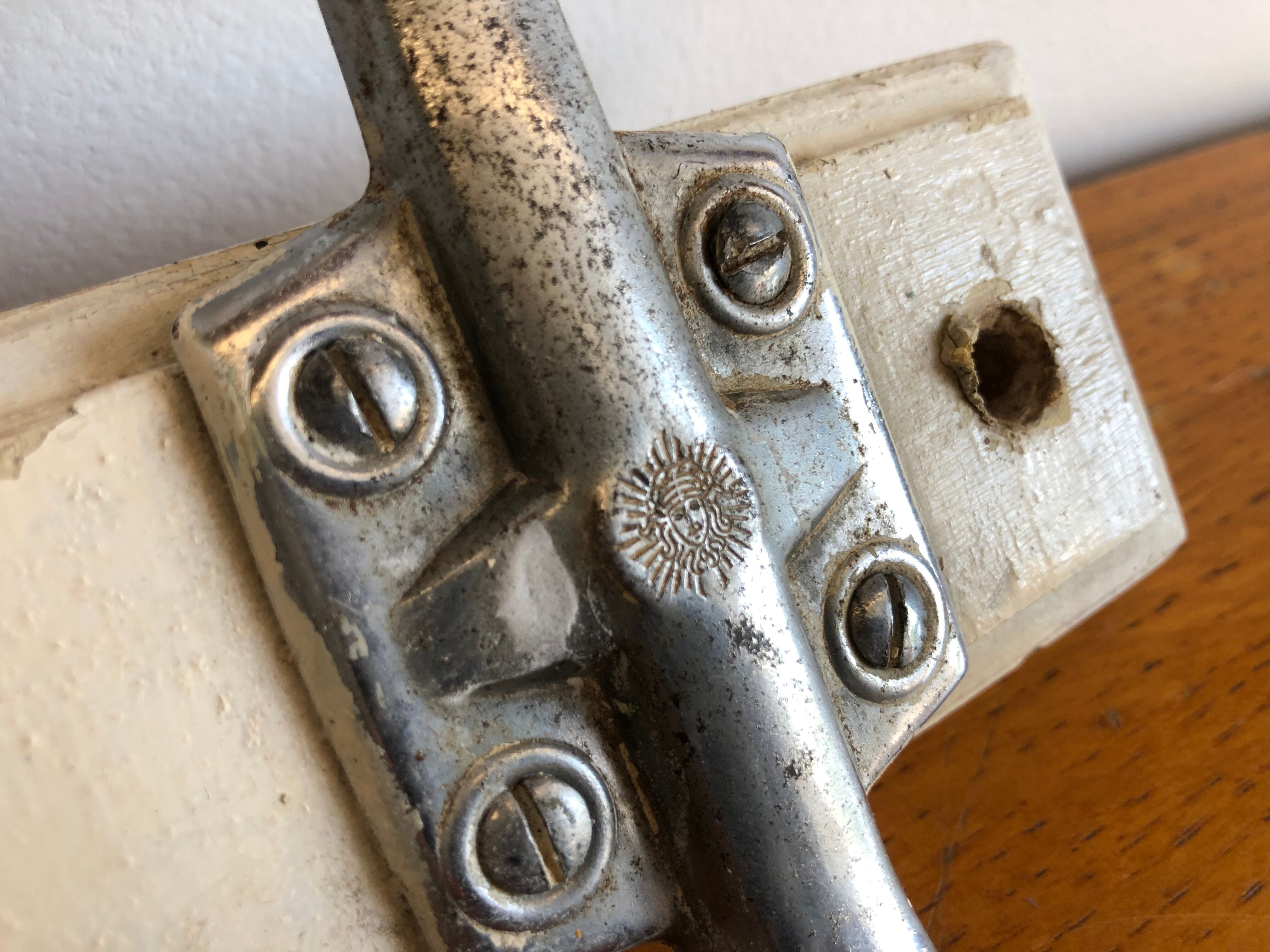 Old coat rack white sun hallmark